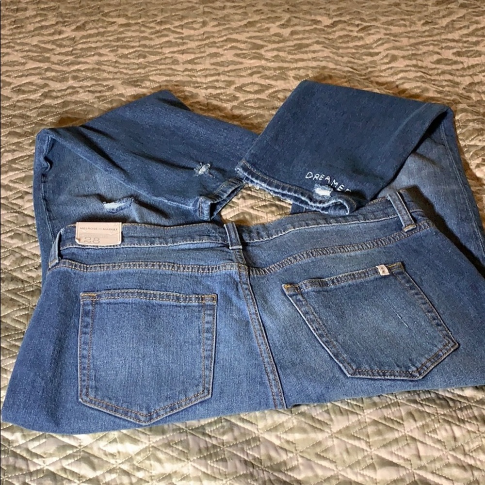 Melrose and Market size 28 straight leg jeans NWT